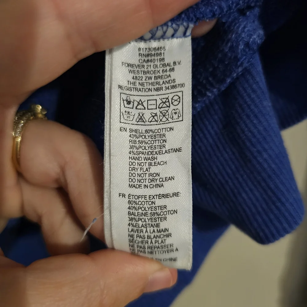 Avenger Blue Graphic Crew Neck Sweater - Picture 4 of 6